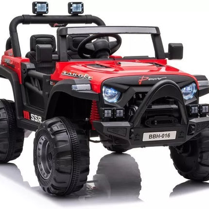 Elektrinis paspiriamasis automobilis BBH-016, raudonas