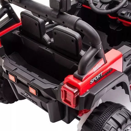 Elektrinis paspiriamasis automobilis BBH-016, raudonas