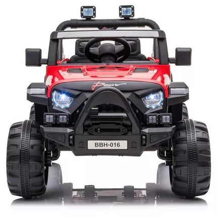 Elektrinis paspiriamasis automobilis BBH-016, raudonas