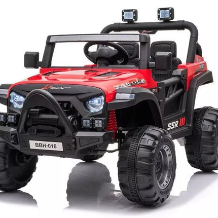 Elektrinis paspiriamasis automobilis BBH-016, raudonas