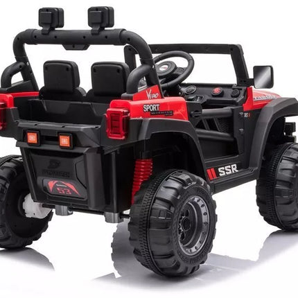 Elektrinis paspiriamasis automobilis BBH-016, raudonas