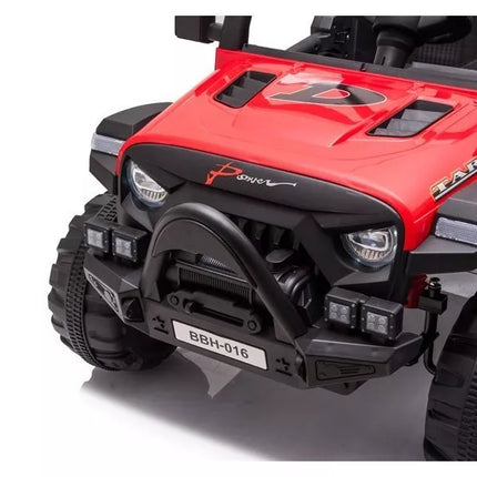 Elektrinis paspiriamasis automobilis BBH-016, raudonas