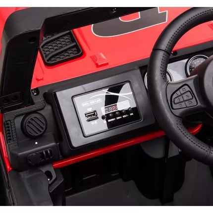 Elektrinis paspiriamasis automobilis BBH-016, raudonas