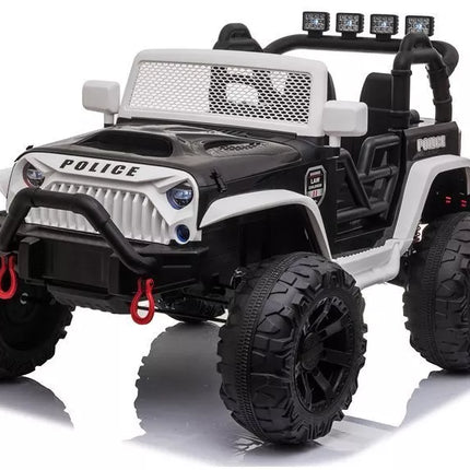 JC666 Policijos automobilis "Black" - Važiuojamas elektromobilis