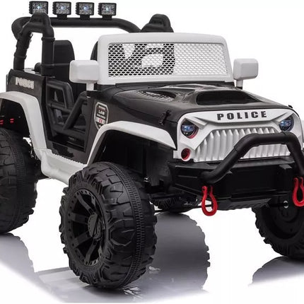 JC666 Policijos automobilis "Black" - Važiuojamas elektromobilis