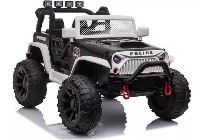 JC666 Policijos automobilis "Black" - Važiuojamas elektromobilis