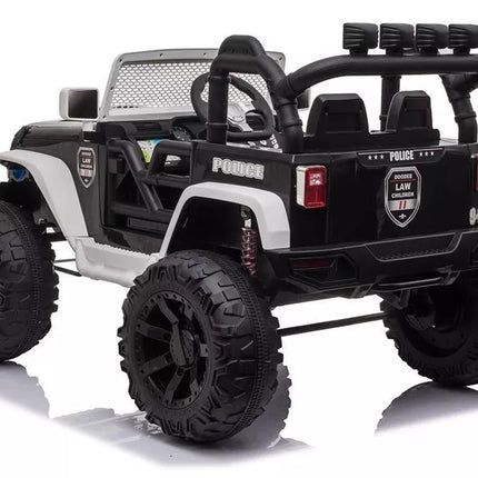 JC666 Policijos automobilis "Black" - Važiuojamas elektromobilis