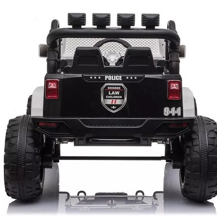 JC666 Policijos automobilis "Black" - Važiuojamas elektromobilis