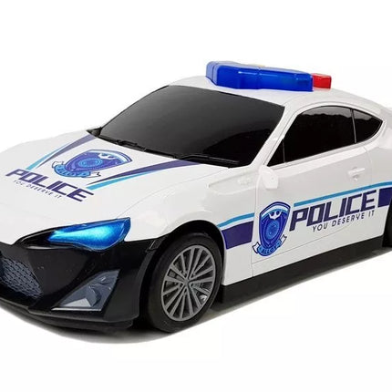 Automobilių Policijos Lagaminas Garažas 2 viename Policininkas Maži Automobiliai Garsas Šviesos