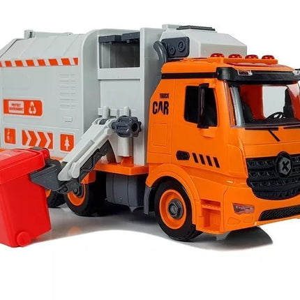 „Pasidaryk pats“ šiukšliavežės rūšiavimo rinkinys, atliekų rūšiavimo žaidimas, atsuktuvas, garso ir šviesos efektai