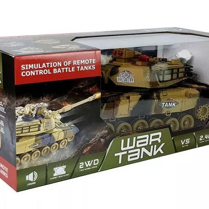 Didelis radijo bangomis valdomas tankas 2,4 Ghz