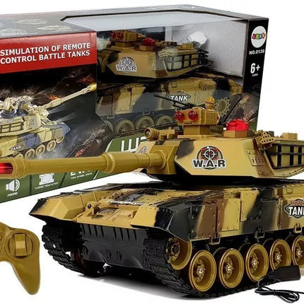 Didelis radijo bangomis valdomas tankas 2,4 Ghz