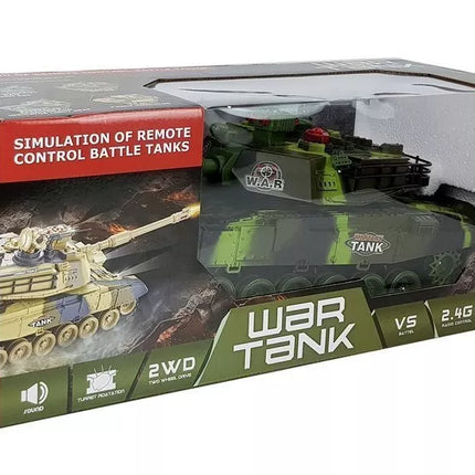 Didelis radijo bangomis valdomas tankas 2,4 Ghz