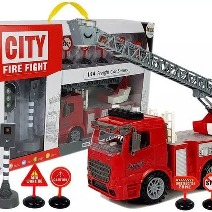 Gaisrinės tarnybos kelio ženklai Šviesoforai Frikcinė pavara Garso ir šviesos efektai