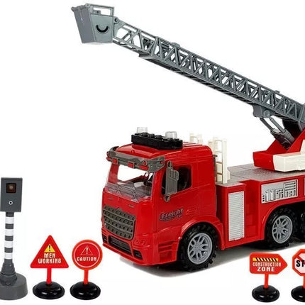 Gaisrinės tarnybos kelio ženklai Šviesoforai Frikcinė pavara Garso ir šviesos efektai