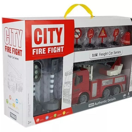 Gaisrinės tarnybos kelio ženklai Šviesoforai Frikcinė pavara Garso ir šviesos efektai