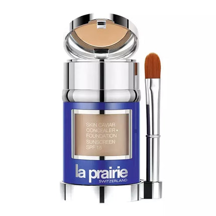 La Prairie odos kaviaro maskuojamasis pagrindas su SPF15, atspalvis Golden Beige, 30 ml