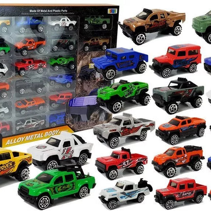 Visureigių rinkinys „Jeep“ įvairių spalvų, 20 dalių