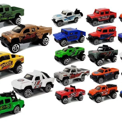 Visureigių rinkinys „Jeep“ įvairių spalvų, 20 dalių