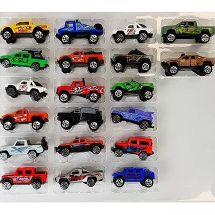 Visureigių rinkinys „Jeep“ įvairių spalvų, 20 dalių