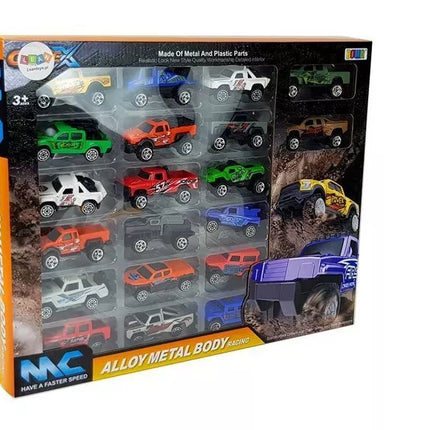 Visureigių rinkinys „Jeep“ įvairių spalvų, 20 dalių