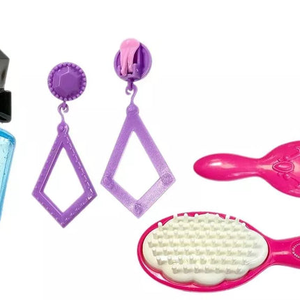 Grožio rinkinys Mergaitės tualetinis staliukas su veidrodžiu, garsais ir šviesomis