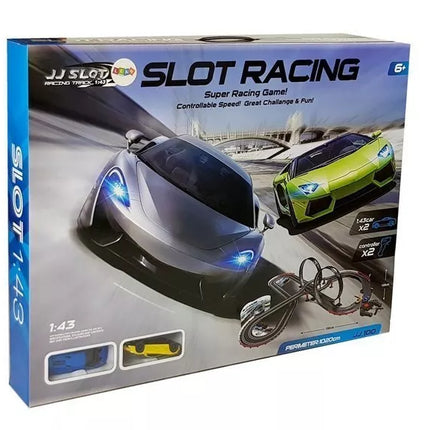 Didelis lenktynių trasa 2 kilpos 1:43 Automobiliai Pilotas 1020 cm Šviesos