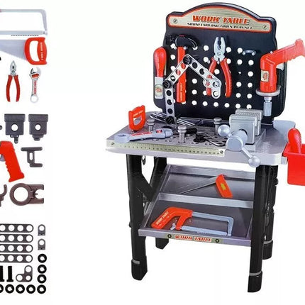 Įrankių rinkinys, dirbtuvės, akumuliatorinis gręžtuvas, 75 cm