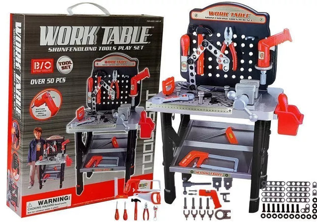 Įrankių rinkinys, dirbtuvės, akumuliatorinis gręžtuvas, 75 cm