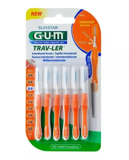 Sunstar GUM tarpra 0,9mm 6 vnt.