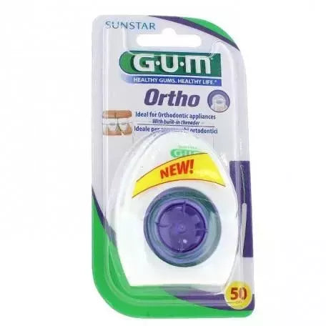 Sunstar GUM Ortho Floss 50 vnt.