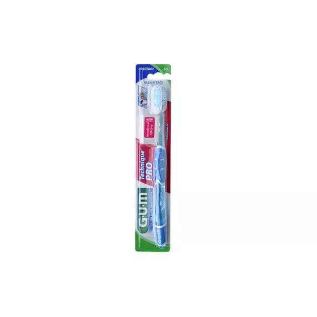 Sunstar GUM Medium Technique Pro dantų šepetėlis Compact