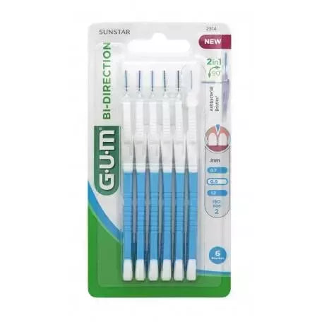 Bi-directional gum brush 0.9 mm