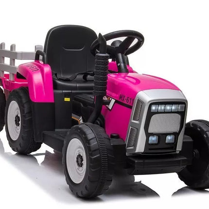 XMX611 Elektrinis Vaikiškas Traktorius Rožinis