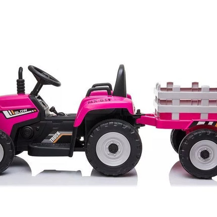 XMX611 Elektrinis Vaikiškas Traktorius Rožinis