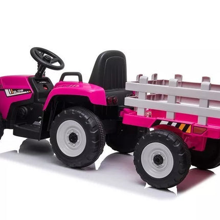 XMX611 Elektrinis Vaikiškas Traktorius Rožinis