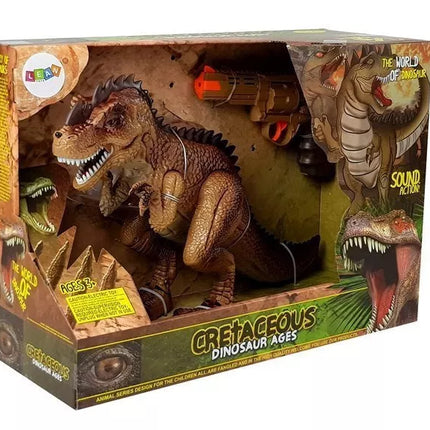 Judantis dinozauras Tyrannosaurus vandens garų pistoletas su garsu ir šviesa