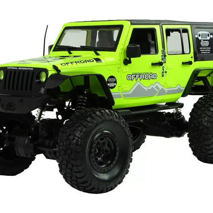 Rock Crawler 2.4 GHz žalias 4x4 amortizatoriai