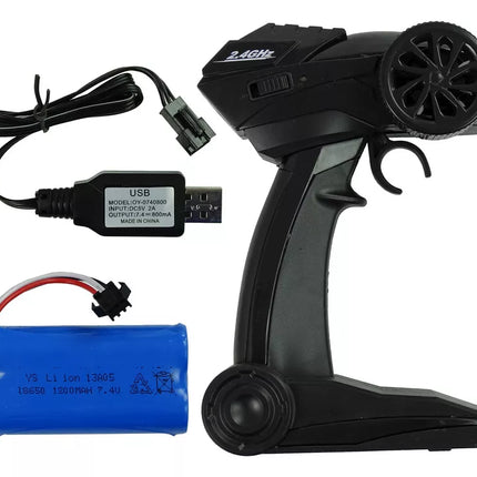 Rock Crawler 2.4 GHz žalias 4x4 amortizatoriai