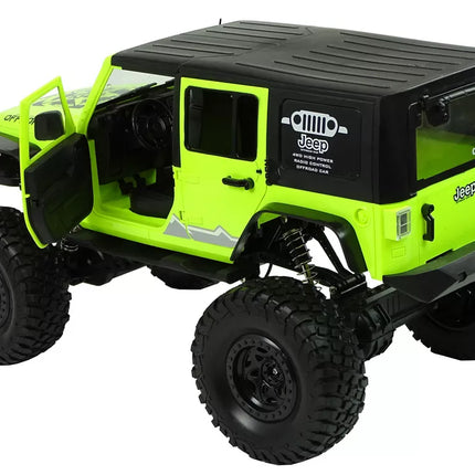 Rock Crawler 2.4 GHz žalias 4x4 amortizatoriai