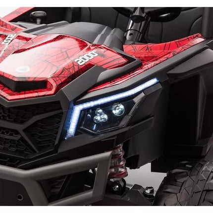 Keturratis bagis UTV-MX Red Spider Painted