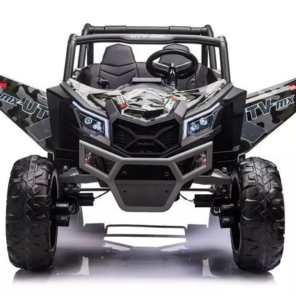 Keturratis bagis UTV-MX, dažytas kamufliažo spalvomis