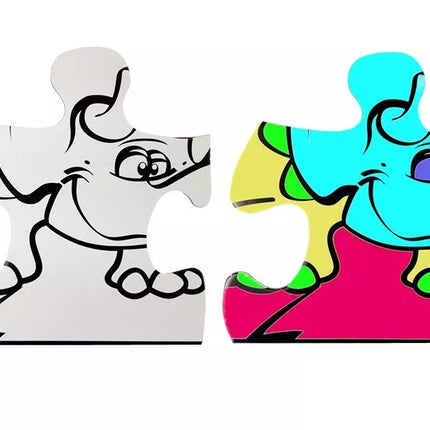 Juros periodo dinozaurų piešimo dėlionė, 24 dalys