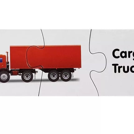 Edukacinis dėlionės transporto galvosūkis 10 jungčių