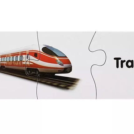 Edukacinis dėlionės transporto galvosūkis 10 jungčių