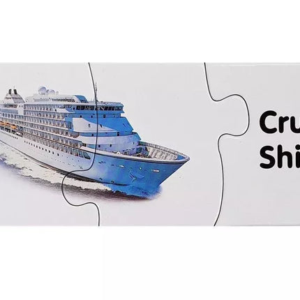 Edukacinis dėlionės transporto galvosūkis 10 jungčių