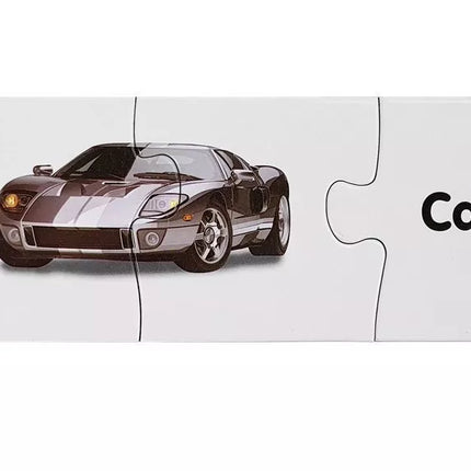 Edukacinis dėlionės transporto galvosūkis 10 jungčių