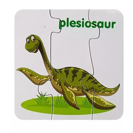 Edukacinis dėlionės žaidimas „Angliški dinozaurai“ 10 jungčių