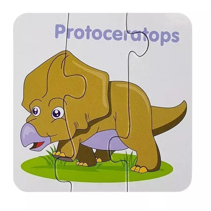 Edukacinis dėlionės žaidimas „Angliški dinozaurai“ 10 jungčių