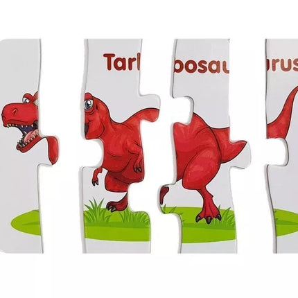 Edukacinis dėlionės žaidimas „Angliški dinozaurai“ 10 jungčių